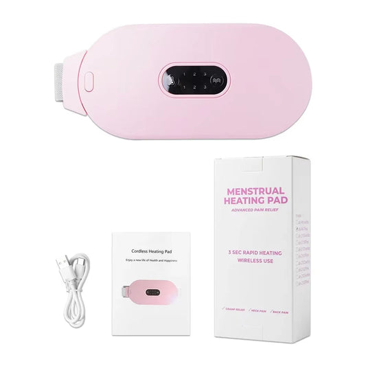 Menstrual Pain Relief Heating Belt - Portable Thermal Massager for Abdominal Comfort